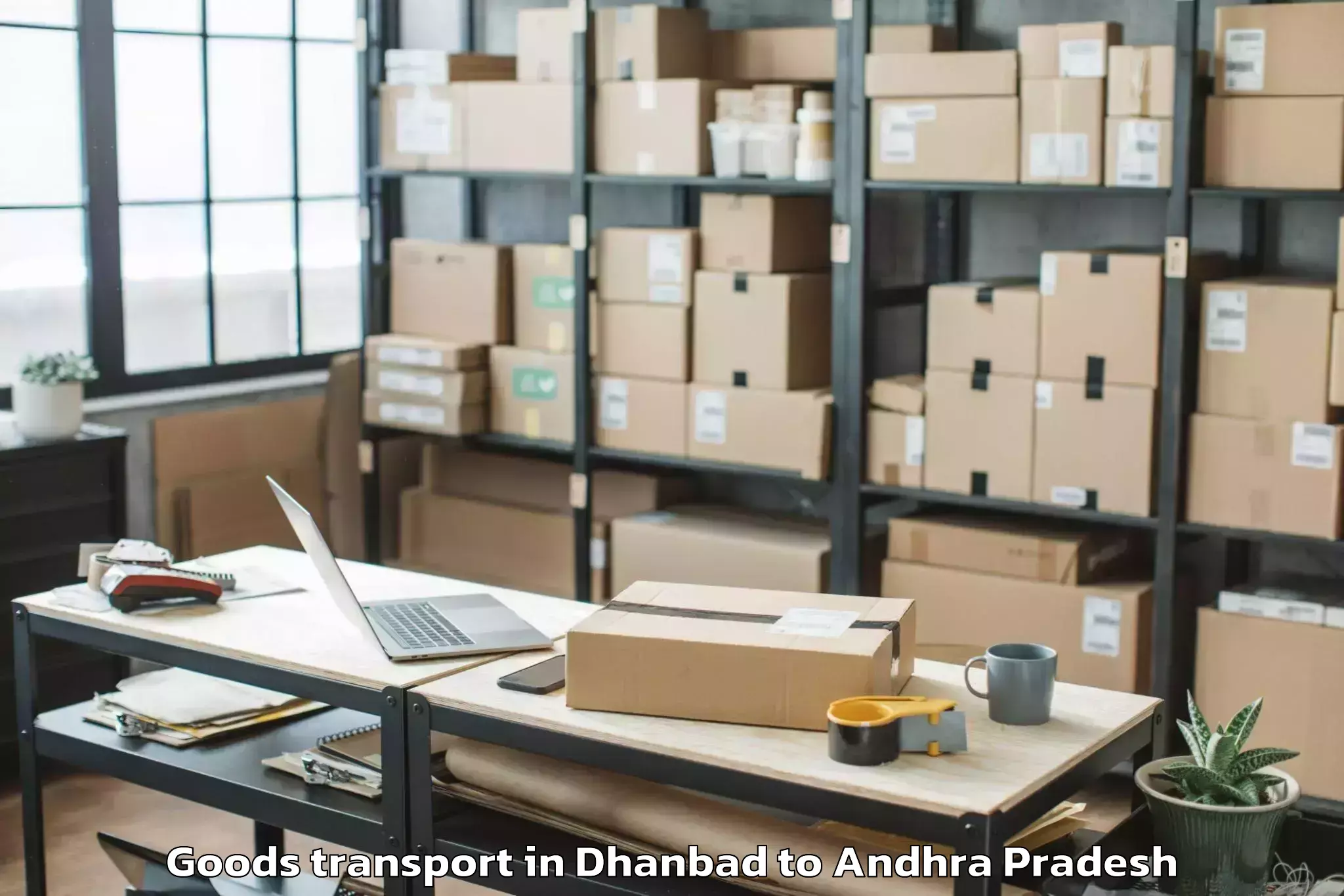 Affordable Dhanbad to Thavanampalle Goods Transport